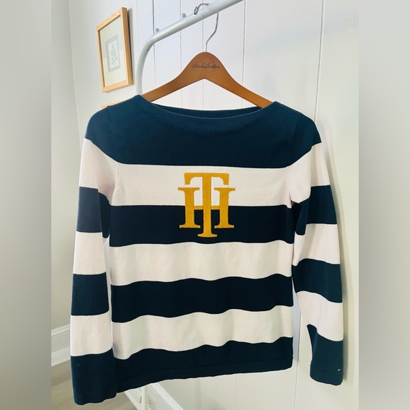 Tommy Hilfiger Sweaters - Tommy Hilfiger Women’s Stripe Sweater - Medium